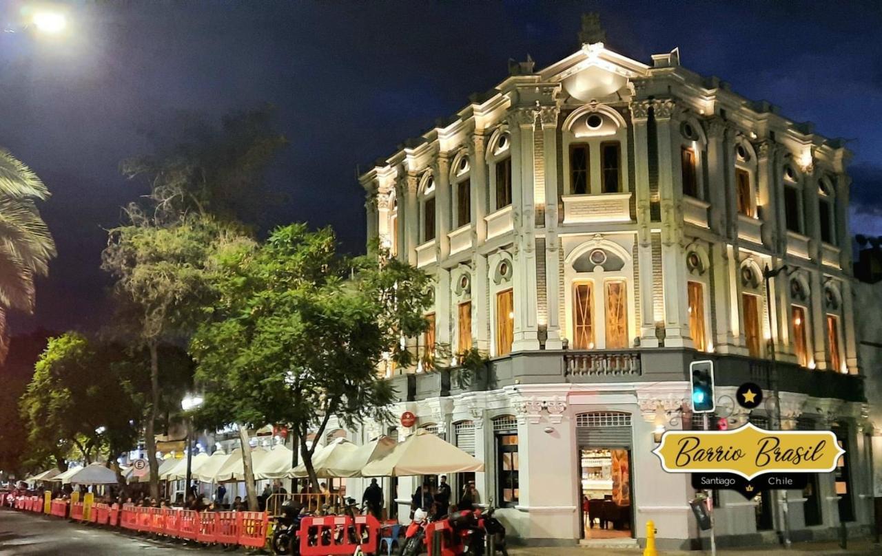 Casa Dos Leones Hotel Santiago Exterior foto